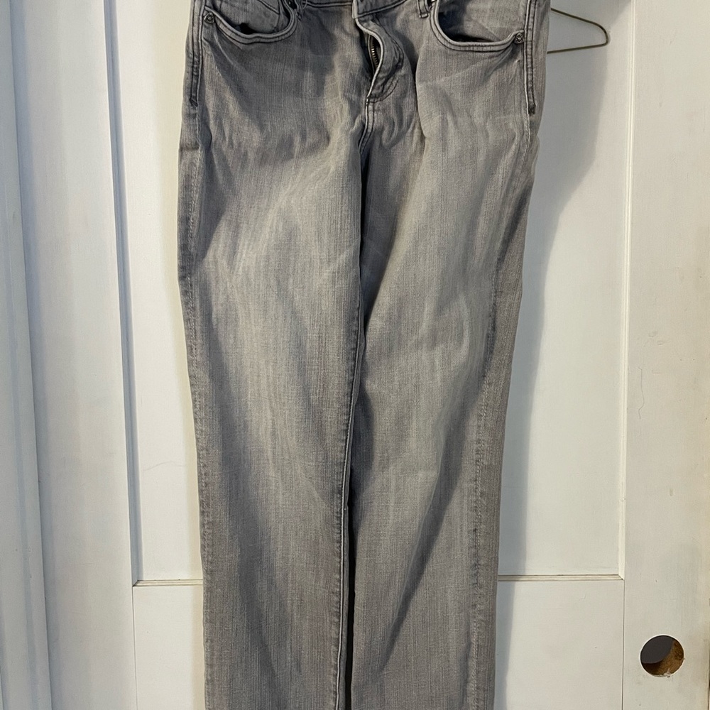 KUT Gray Straight Leg Jeans